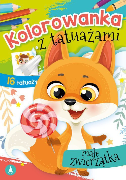 Kolorowanka z tatuażami Małe zwierzątka
