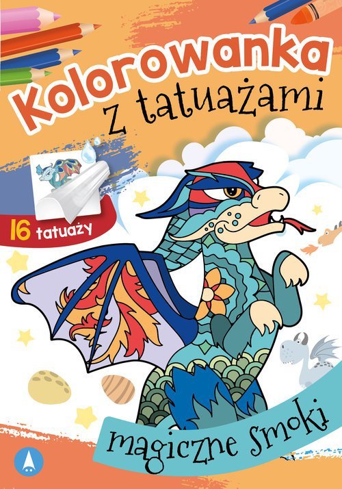 Kolorowanka z tatuażami Mityczne stworzenia