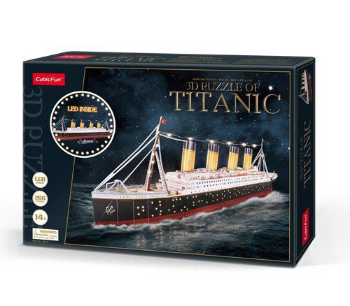 Puzzle 3D LED Titanic