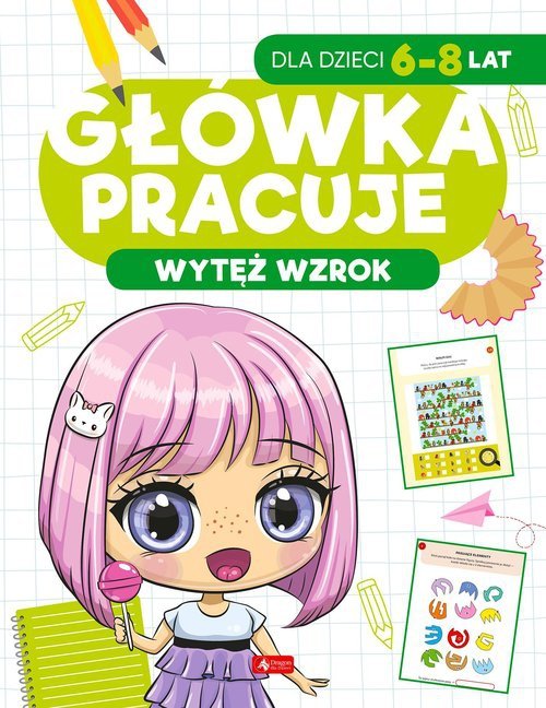 Główka pracuje Wytęż wzrok