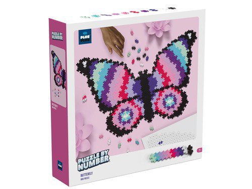 Puzzle by Number Motyl 800