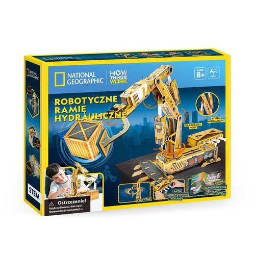 National Geographic Stem Robotyczne ramię hydrauliczne