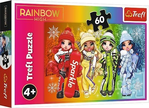Trefl 60 Radosne lalki Rainbow high MGA