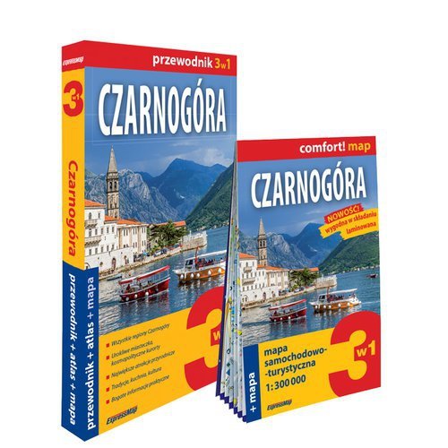 Czarnogóra 3w1 przewodnik + atlas + mapa