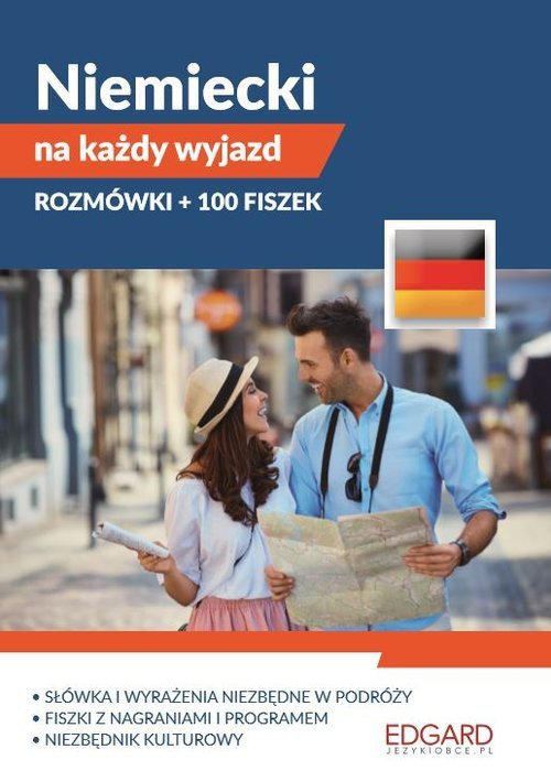 Pakiet Niemiecki na każdy wyjazd Rozmówki + 100 fiszek