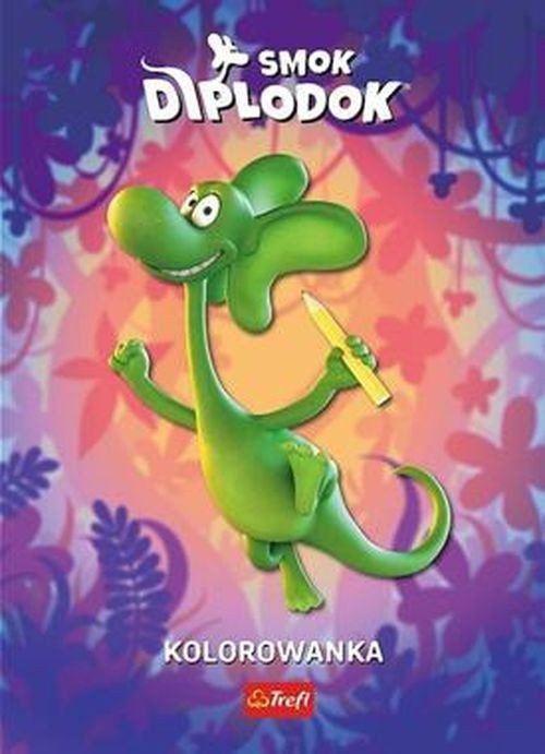 Smok Diplodok Kolorowanka