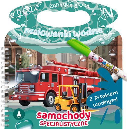 Zadanka & malowanki wodne Samochody specjalistyczne