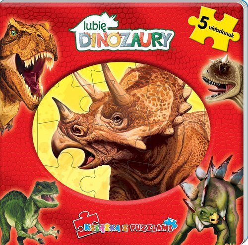 Moje Dinozaury. Książka z puzzlami