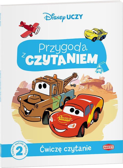 Disney uczy Auta Przygoda z czytaniem Ćwiczę czytanie