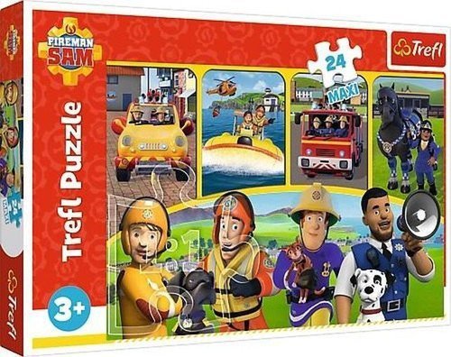 Puzzle 24 Maxi Strażak Sam i przyjaciele