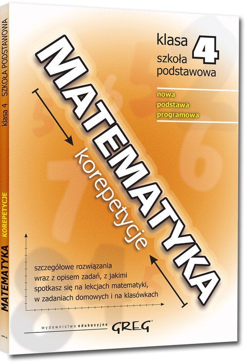 Matematyka - korepetycje - szkoła podstawowa, klasa 4