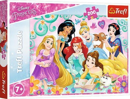 Puzzle 200 Radosny świat księżniczek Disney