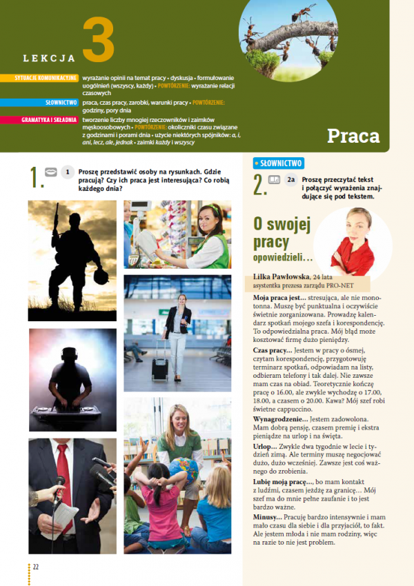 Hurra Po Polsku 2. Podręcznik studenta. Nowa edycja - przykładowa strona