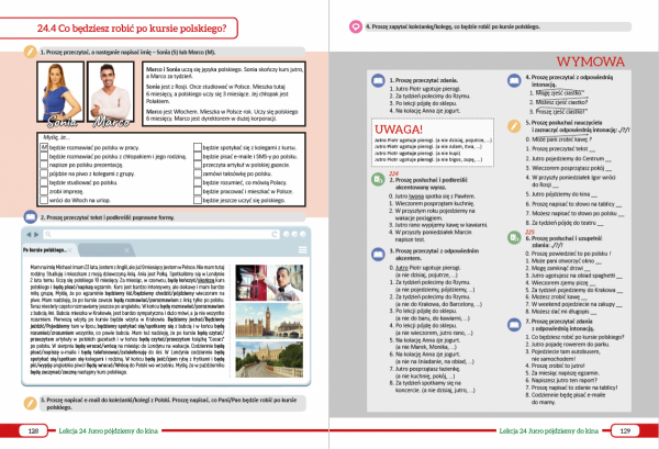 Polski jest COOL A1/część II. Książka studenta i ćwiczenia + nagrania online. Nowa edycja 2023