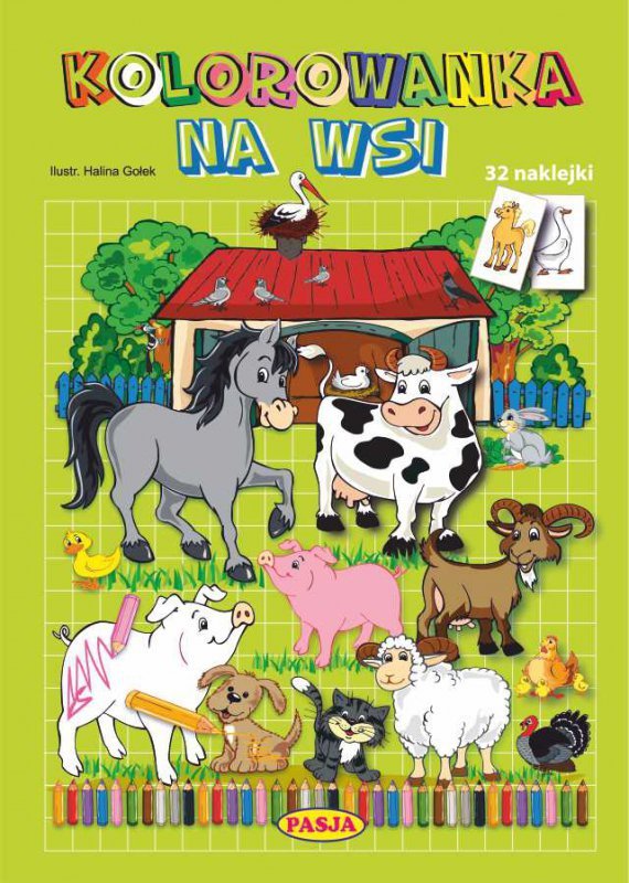 Kolorowanka na wsi