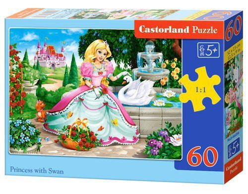 Puzzle 60 Księżniczka z łabędziem B-066056