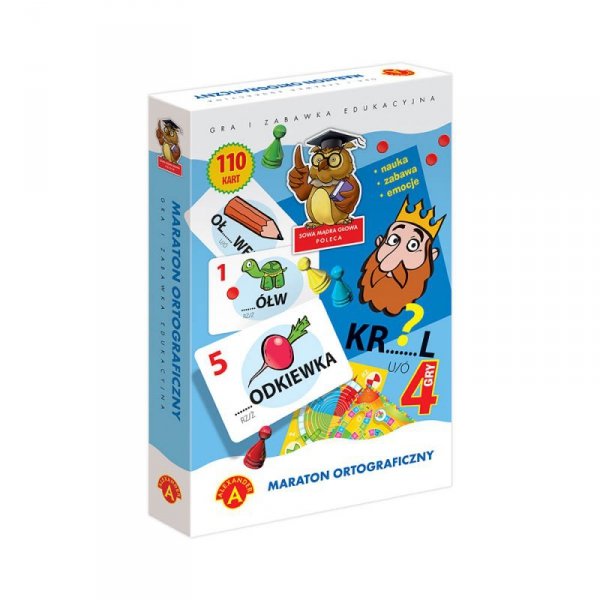 Gra Maraton ortograficzny gra edu sowa