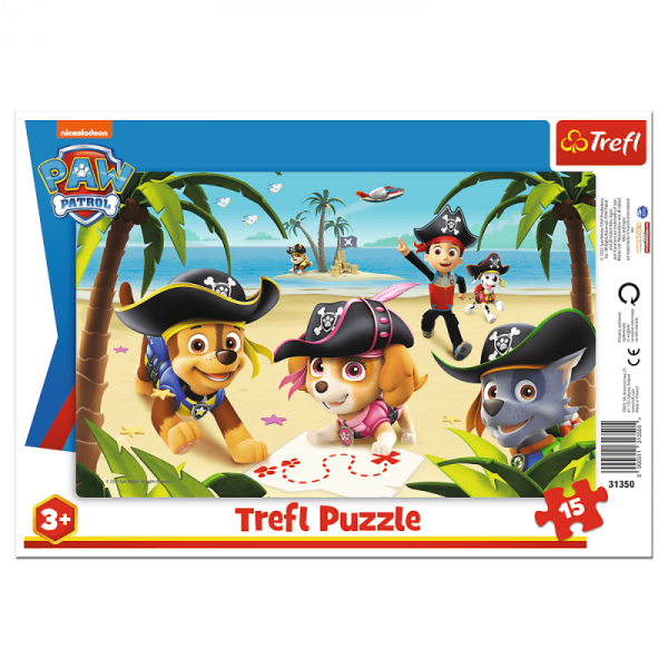 Puzzle 15 ramkowe Przyjaciele z Psiego Patrolu 31350