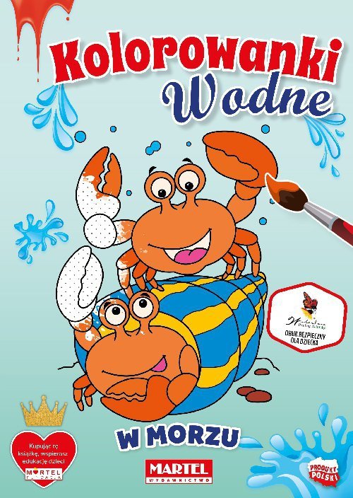 W morzu. Kolorowanki wodne