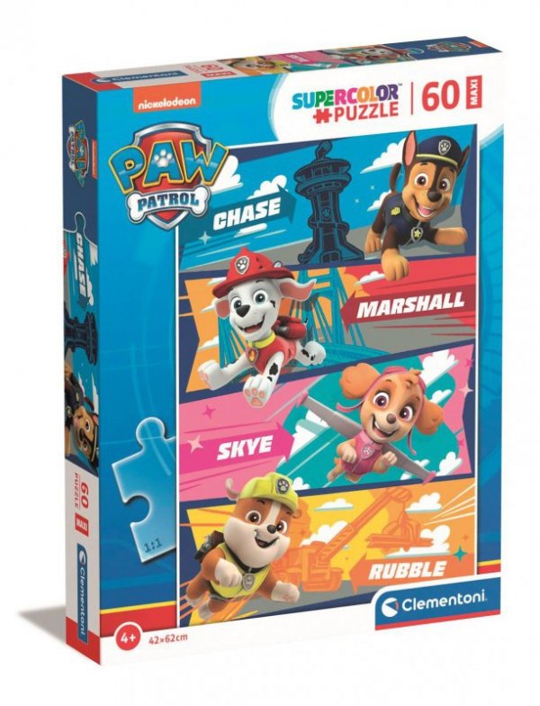 Puzzle 60 maxi super color paw patrol 26592
