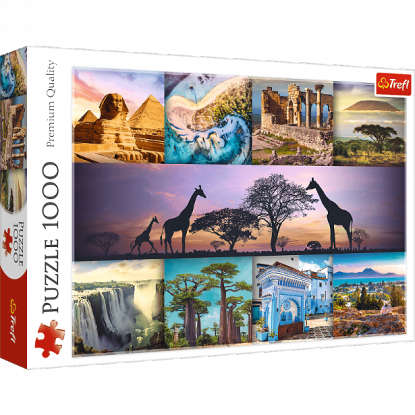 Puzzle 1000 Kolaż Afryka 10792