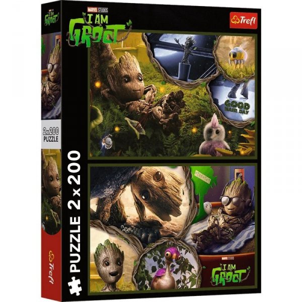 Puzzle 2x200  Ja jestem Groot Marvel Guardians of the Galaxy 13315
