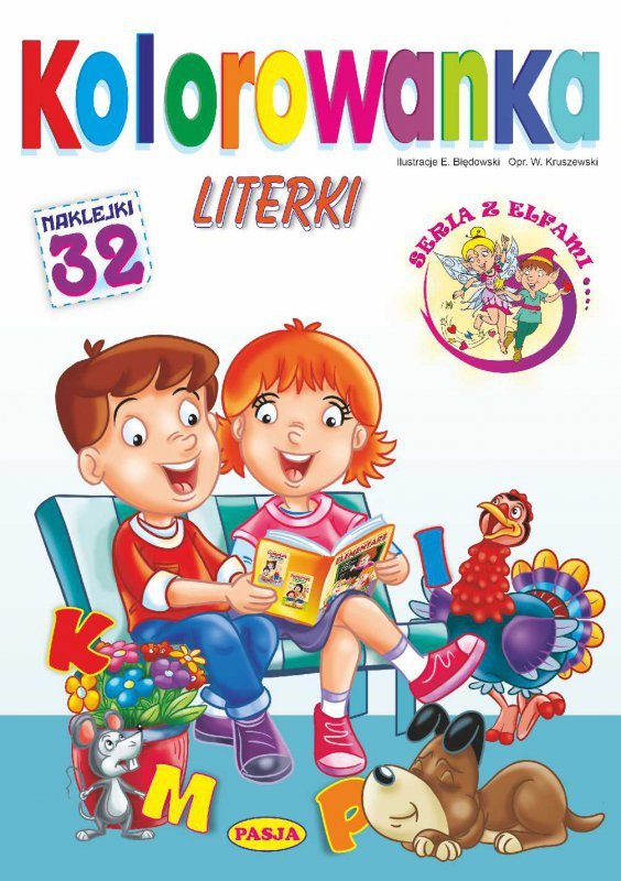 Literki. Kolorowanka