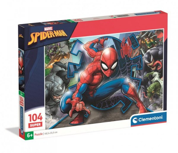 Puzzle 104 Super kolor Spider Man 25044