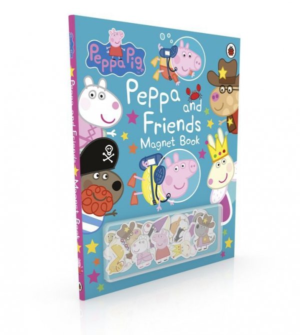 Peppa and Friends Magnet Book. Peppa Pig wer. angielska