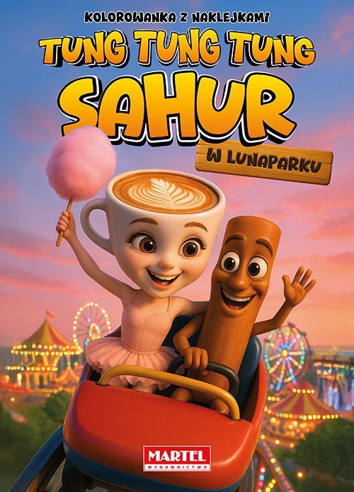 Tung Tung Sahur w lunaparku + naklejki