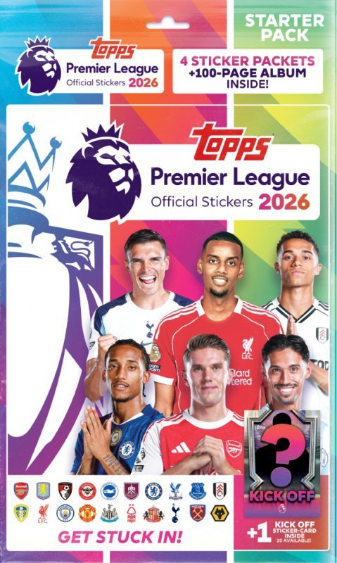 Premier League 2026 Stickers Starter Pack