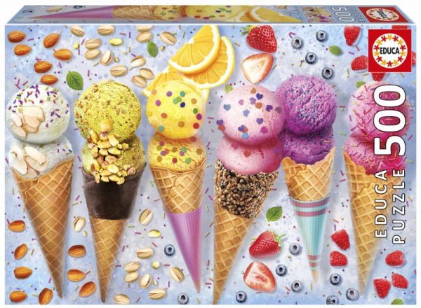 Puzzle 500 Lody w wafelku 113798