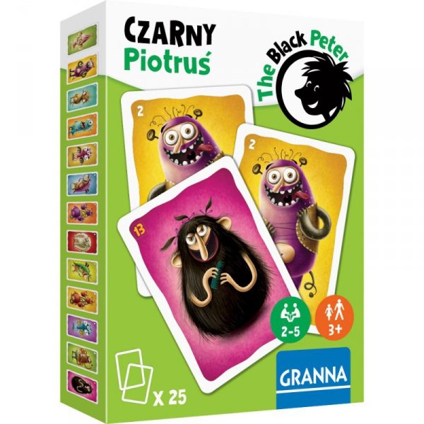 Czarny Piotruś Potwory do szafy