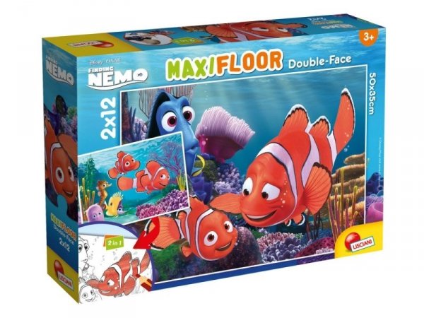 Lisciani Puzzle Maxi Nemo 2X12 Obrazki