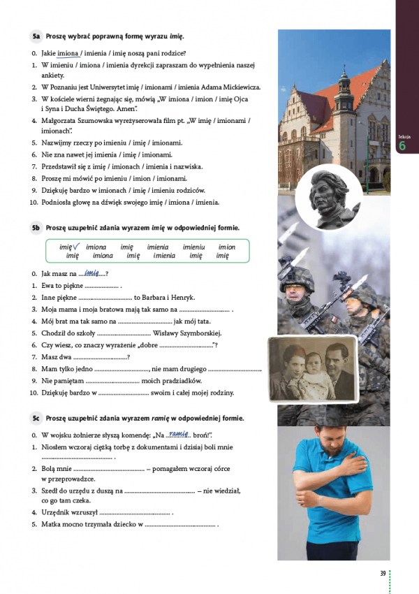 Hurra Po Polsku 3. Zeszyt ćwiczeń - strona 39