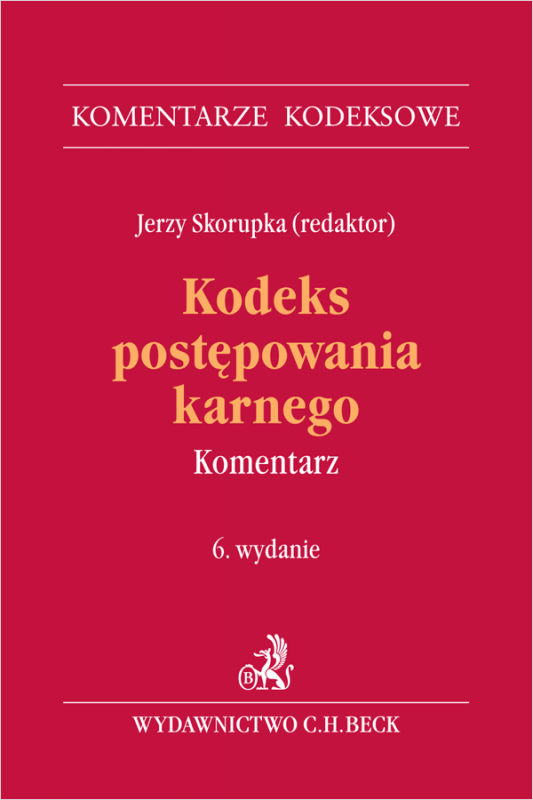 Kodeks postępowania karnego. Komentarz