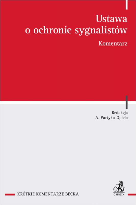 Ustawa o ochronie sygnalistów. Komentarz