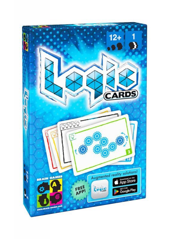 Logic cards. Blue