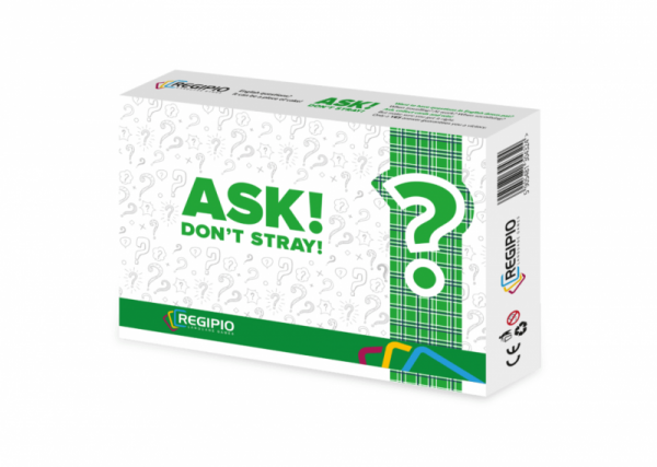 Ask! Don&#039;t Stray! Edukacyjna. Gra językowa. Regipio