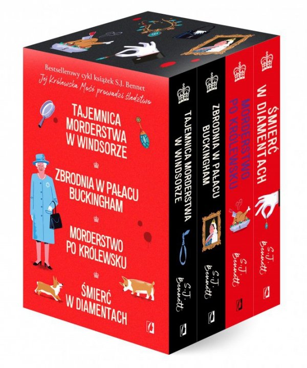 Pakiet. Tajemnica morderstwa w Windsorze, Zbrodnia w pałacu Buckingham, Morderstwo po królewsku, Śmi