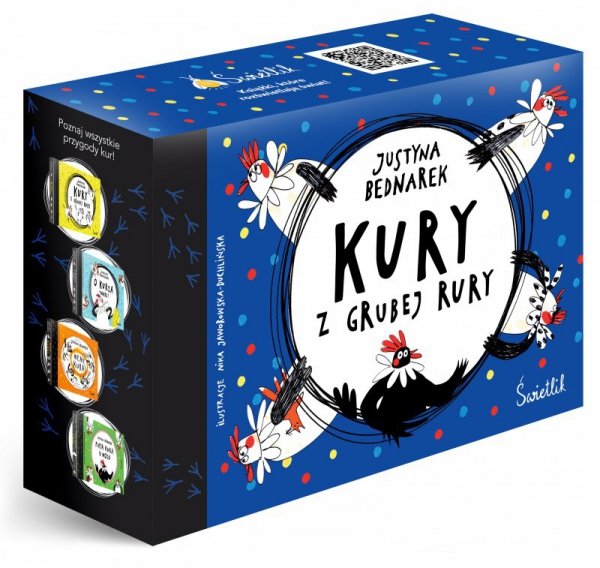 Pakiet: Kury. Tom 1-4. Kury z grubej rury, O kurza twarz!, Hip, hip, KURA!, Piąta kura u wozu