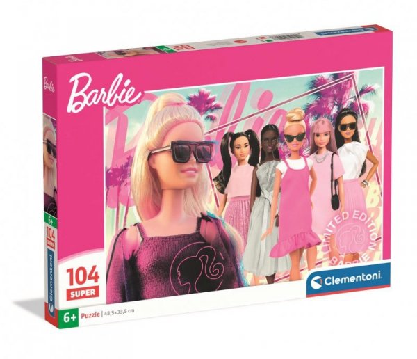 Puzzle Super 104 elementów. Barbie