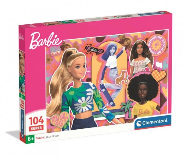 Puzzle Super 104 elementów. Barbie