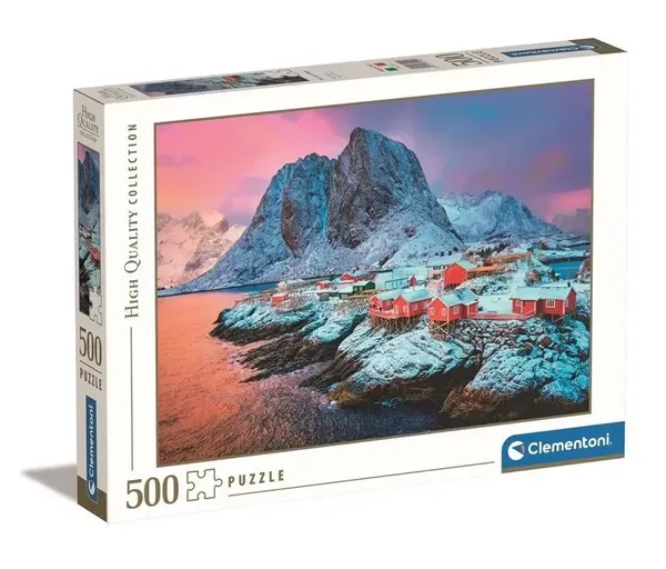 Puzzle 500 elementów. HQ  Hamnoy Village