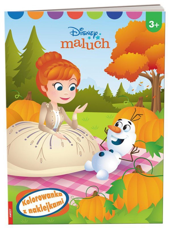 Kolorowanka z naklejkami. Disney maluch