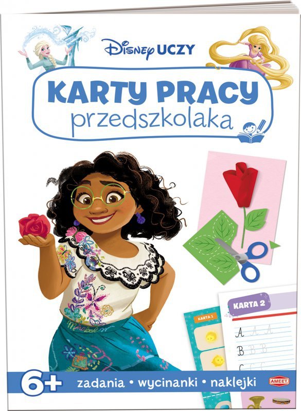 DISNEY UCZY. Karty pracy przedszkolaka. 6-latki Mix