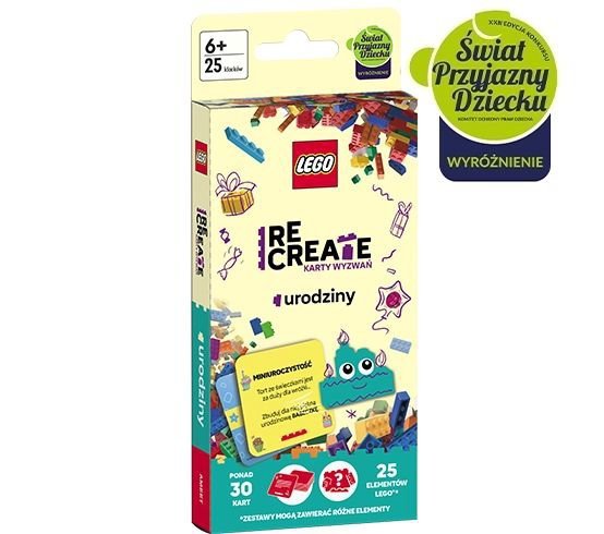 LEGO Recreate. Karty Wyzwań. Urodziny