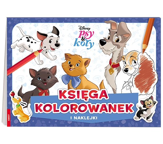 Disney Psy & Koty. Księga kolorowanek