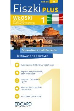 EDGARD. Włoski. Fiszki PLUS dla średnio zaawansowanych 1 wyd. 2022