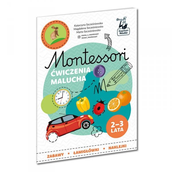 Montessori. Ćwiczenia malucha 2-3 lat